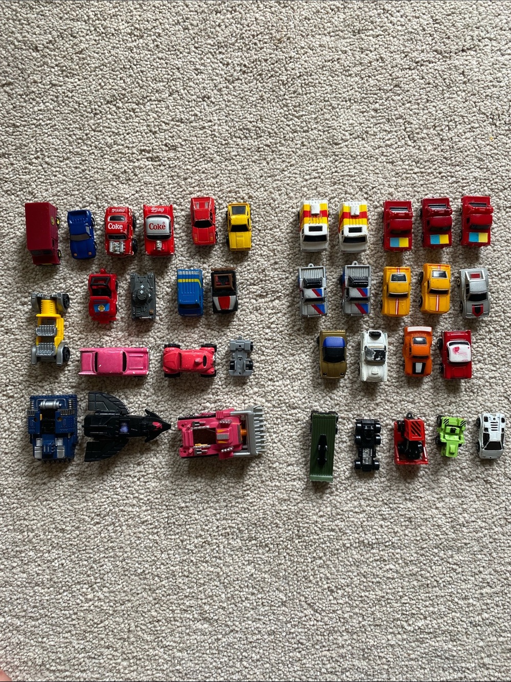 Vintage 80s Mini Macro Toy Cars LOT - Galoob, Imperial, Funrise, Hot Wheels